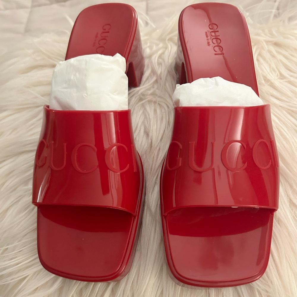 Authentic Gucci Rubber Sandals
